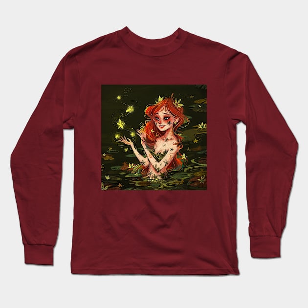 Nymph Star of the pond Long Sleeve T-Shirt by Seppyo